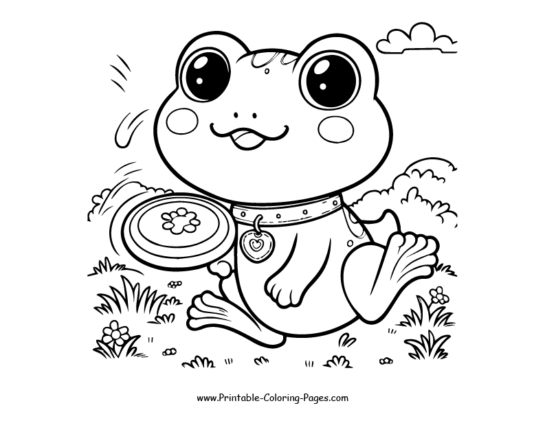 Frog www printable coloring pages.com 15