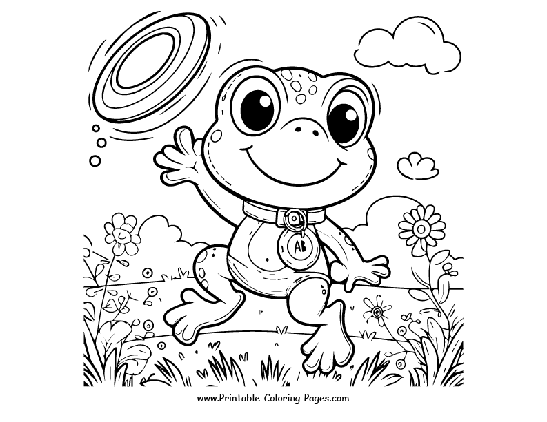 Frog www printable coloring pages.com 17