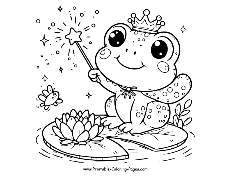 Frog www printable coloring pages.com 20