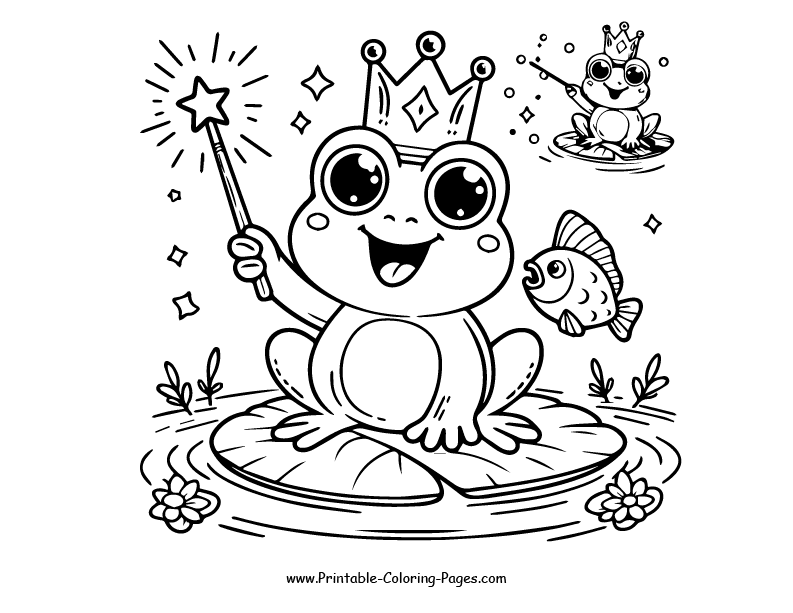 Frog www printable coloring pages.com 21