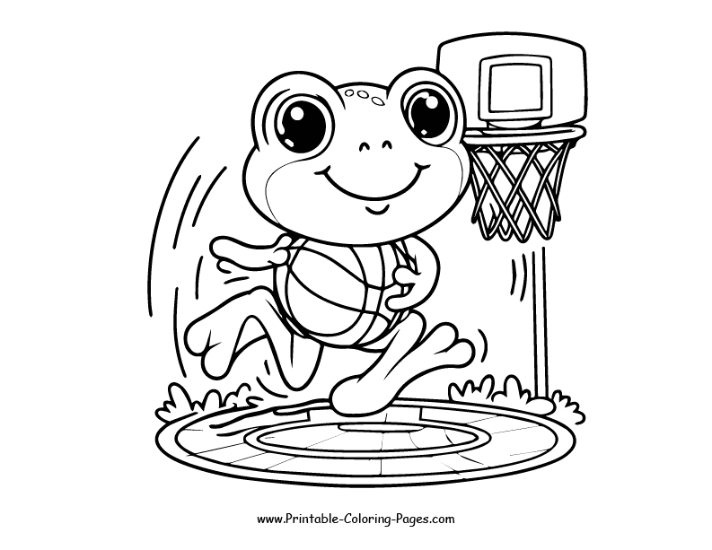 Frog www printable coloring pages.com 24