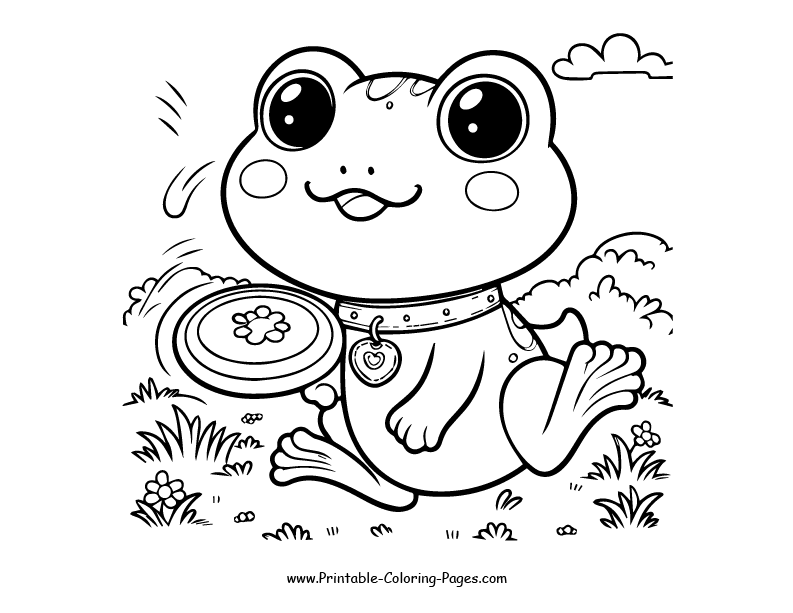 Frog www printable coloring pages.com 26