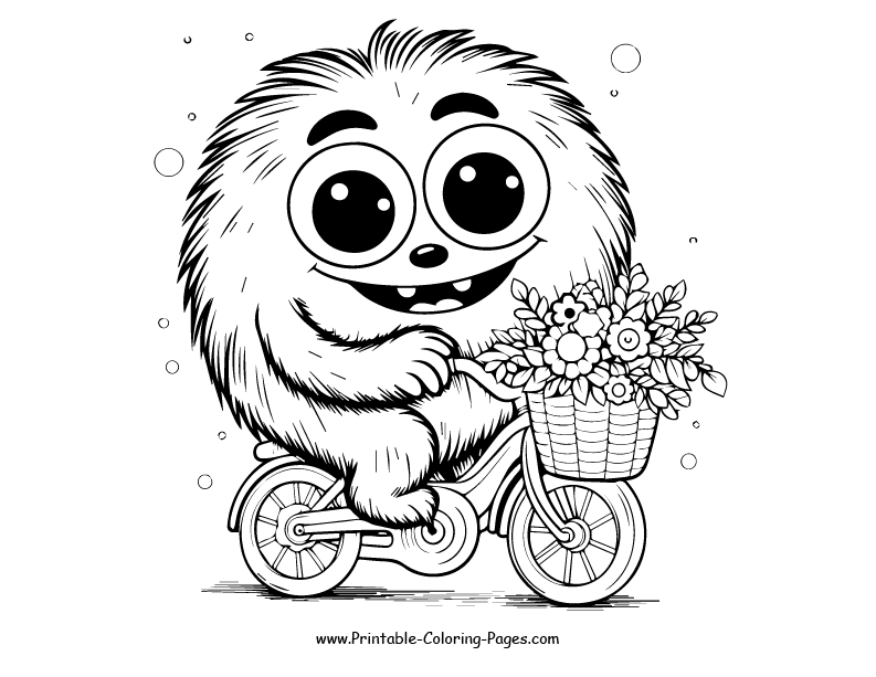 Huggy Wuggy www printable coloring pages.com 1