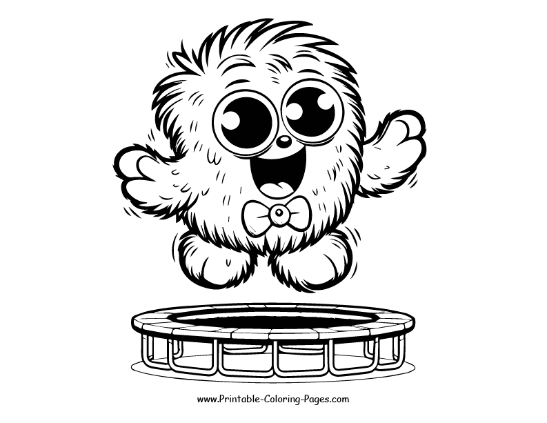 Huggy Wuggy www printable coloring pages.com 18