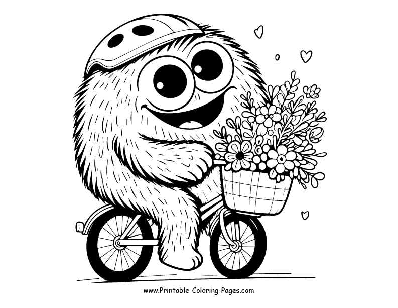 Huggy Wuggy www printable coloring pages.com 19