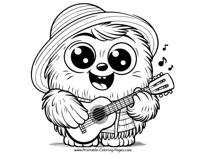 Huggy Wuggy www printable coloring pages.com 2