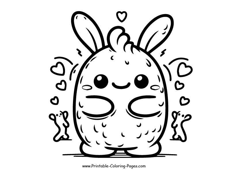 Huggy Wuggy www printable coloring pages.com 21