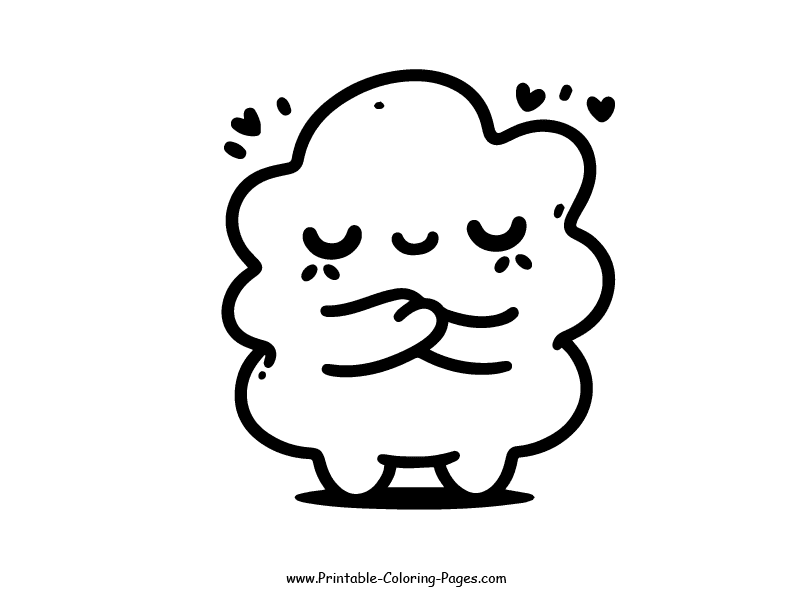 Huggy Wuggy www printable coloring pages.com 24