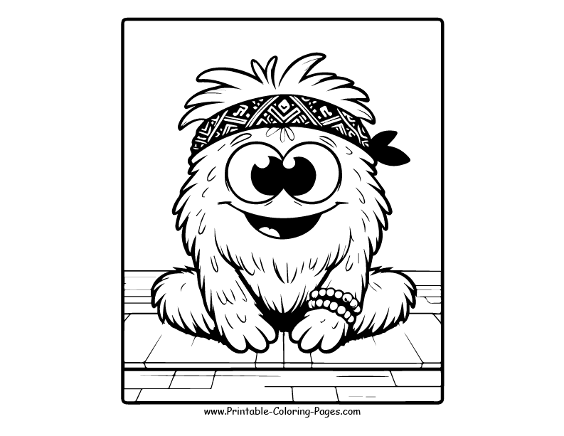 Huggy Wuggy www printable coloring pages.com 29