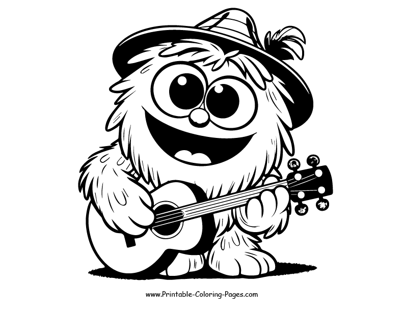 Huggy Wuggy www printable coloring pages.com 3