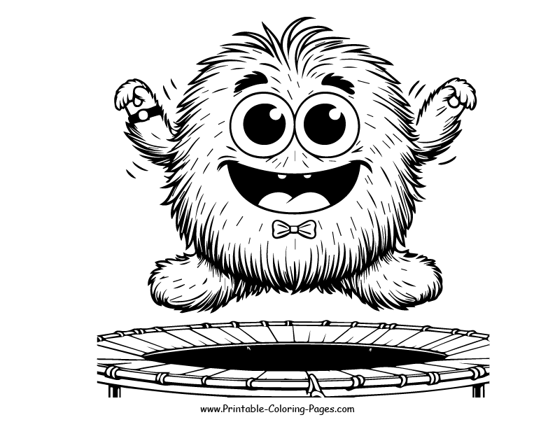 Huggy Wuggy www printable coloring pages.com 6