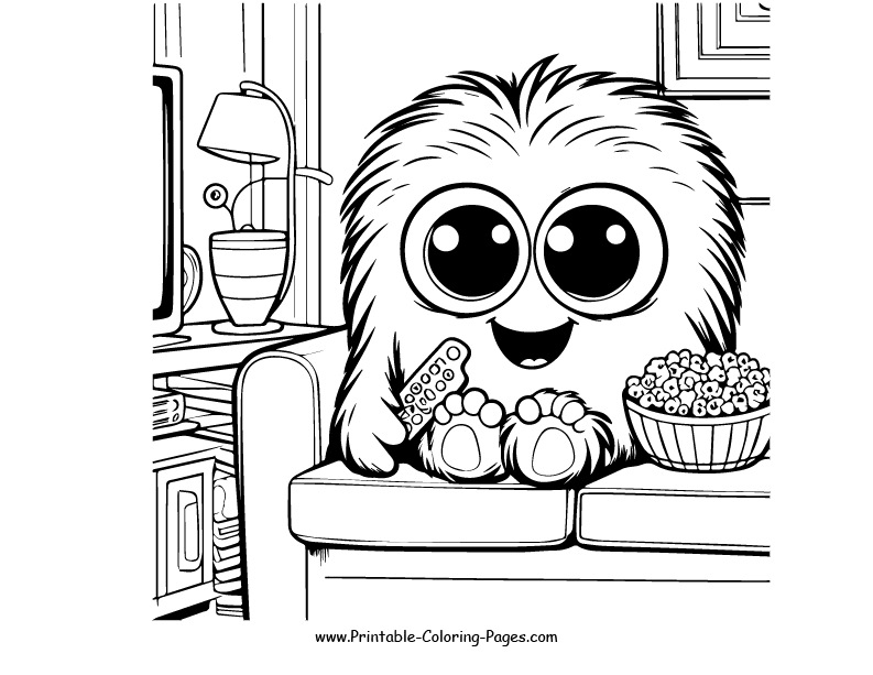 Huggy Wuggy www printable coloring pages.com 9
