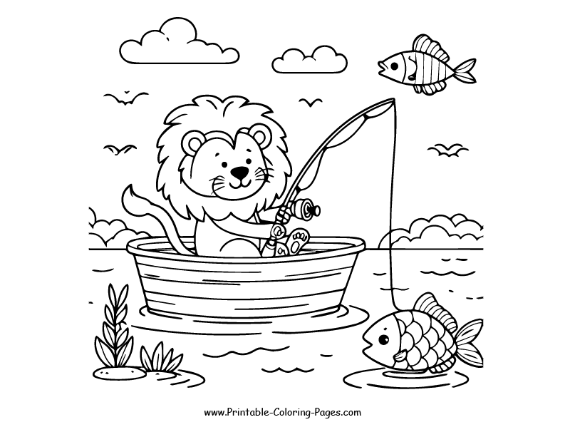 Lion www printable coloring pages.com 14