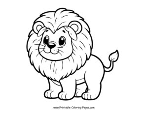 30 Lion Printable Coloring Pages: Roaring Fun For Creative Minds!