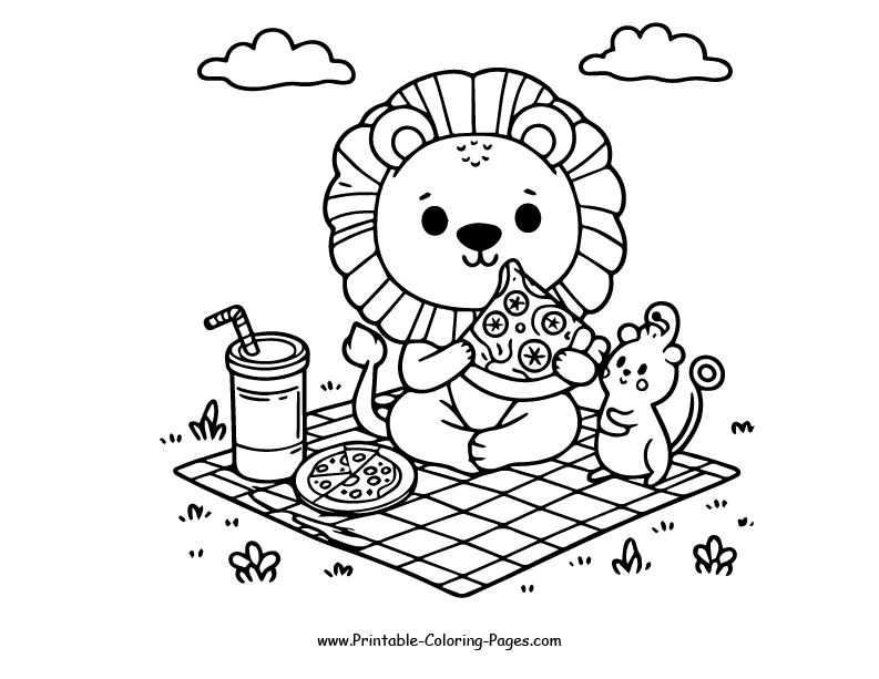 Lion www printable coloring pages.com 22