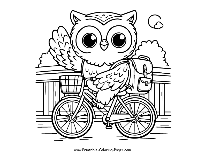 Owl www printable coloring pages.com 24