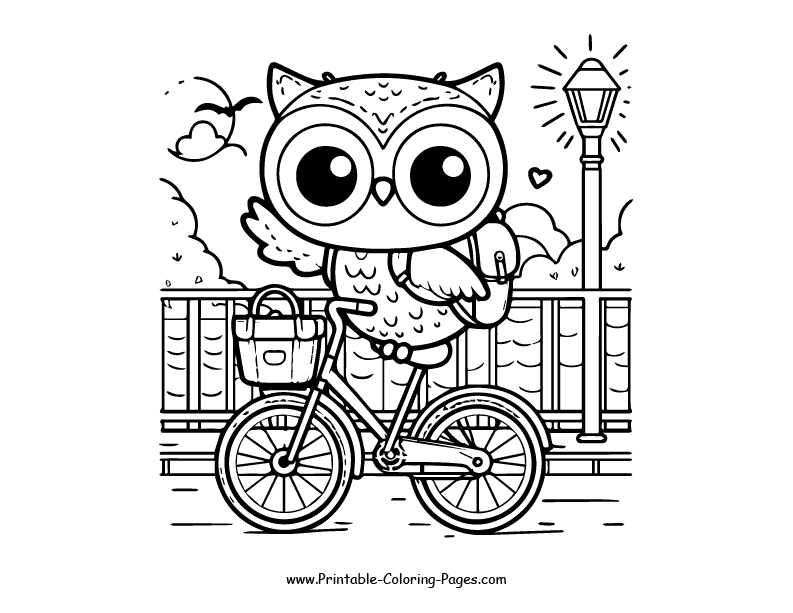 Owl www printable coloring pages.com 25