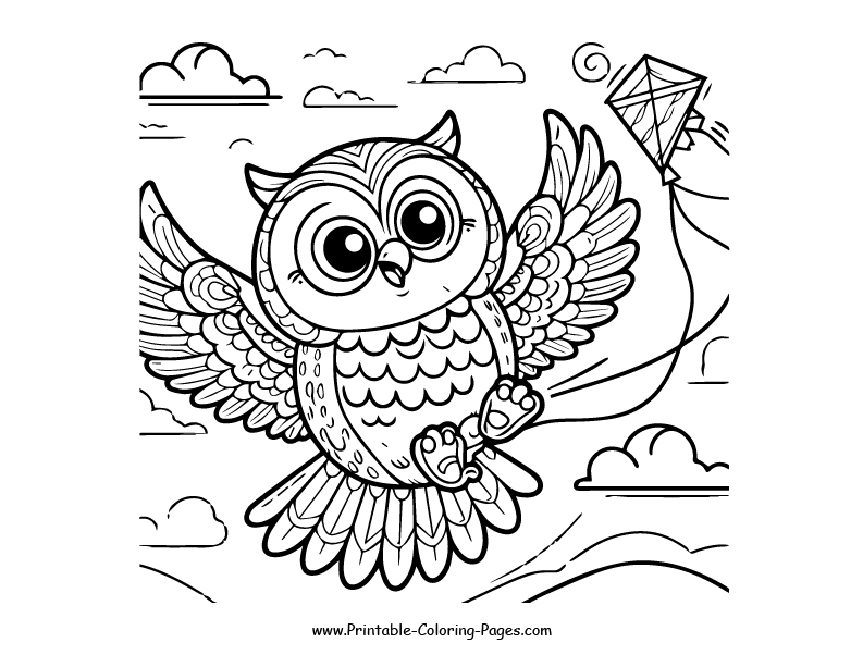 Owl www printable coloring pages.com 28