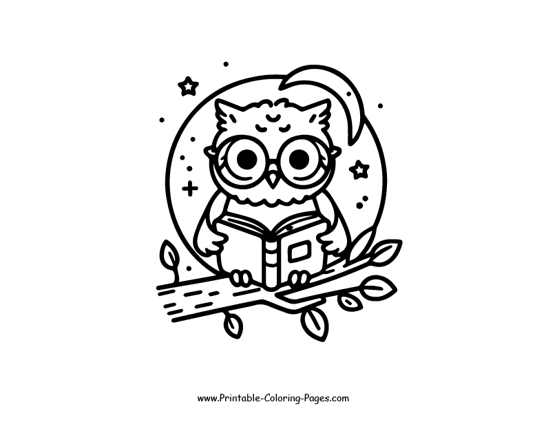 Owl www printable coloring pages.com 29