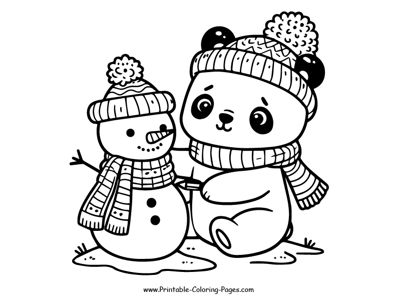 Panda www printable coloring pages.com 11