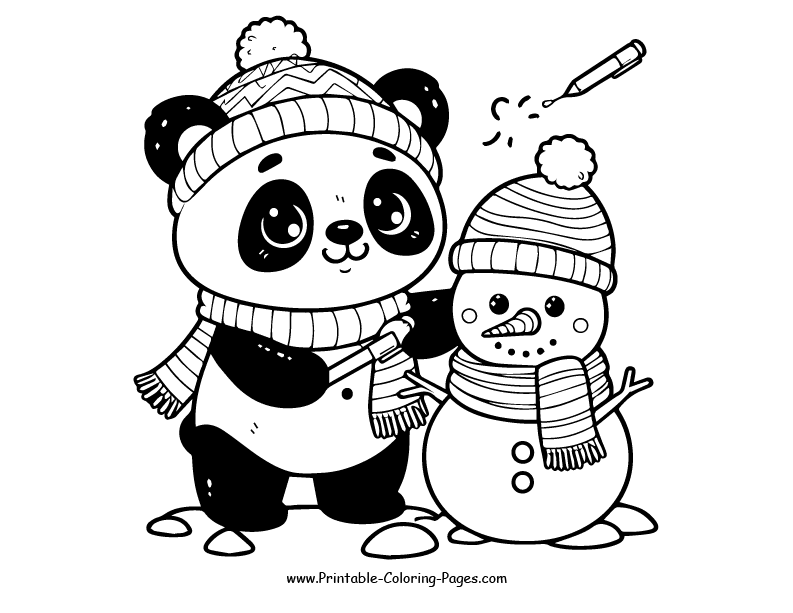 Panda www printable coloring pages.com 12