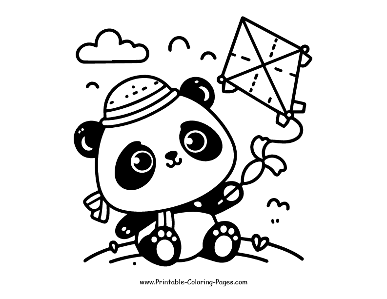 Panda www printable coloring pages.com 14