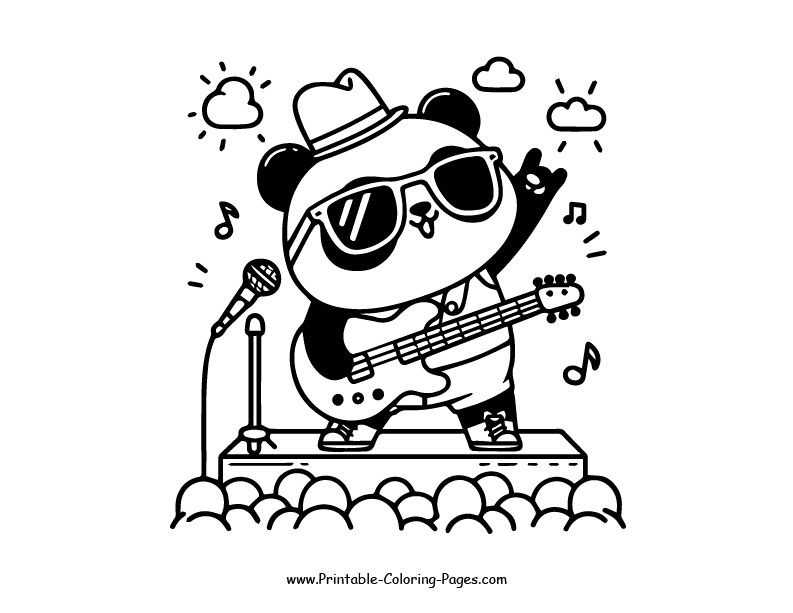 Panda www printable coloring pages.com 15