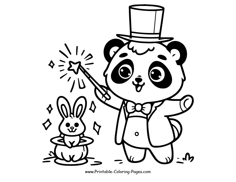 Panda www printable coloring pages.com 16