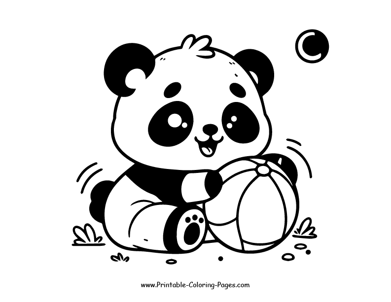 Panda www printable coloring pages.com 17