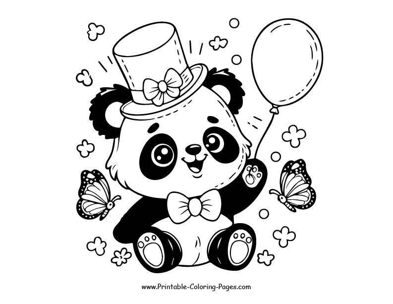 Panda www printable coloring pages.com 18