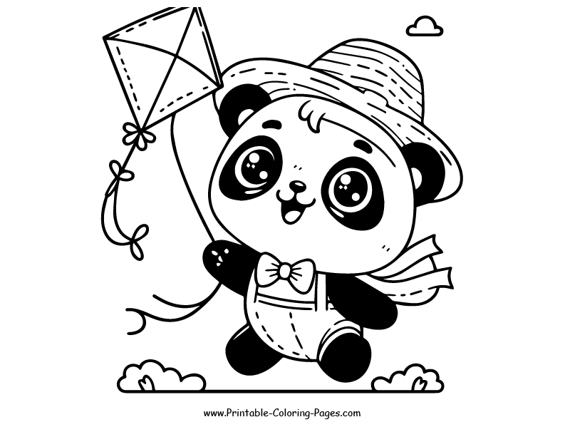 Panda www printable coloring pages.com 20