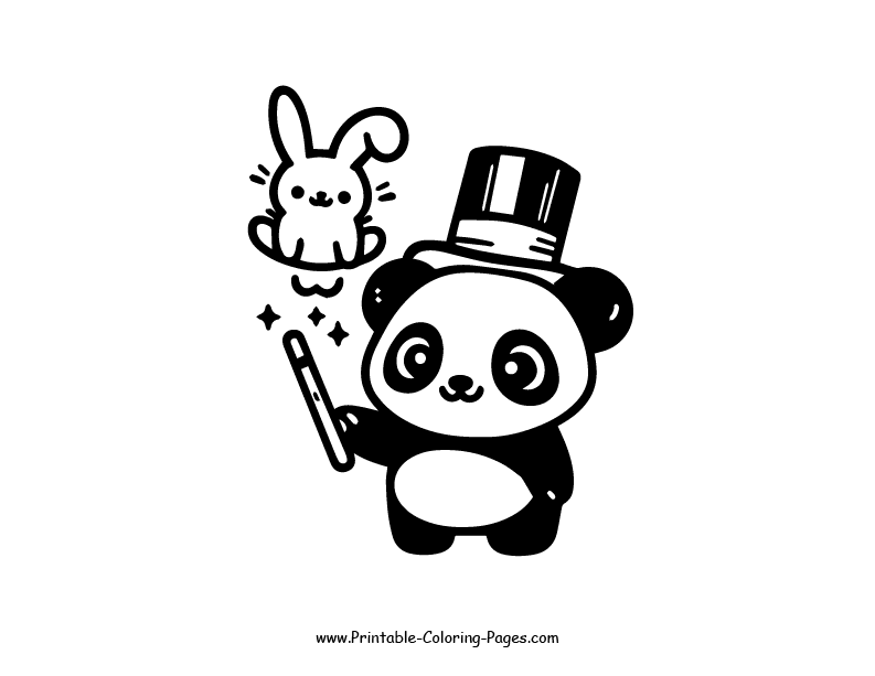 Panda www printable coloring pages.com 23