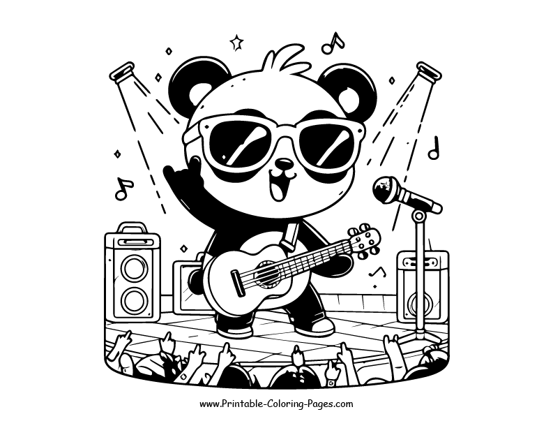 Panda www printable coloring pages.com 24