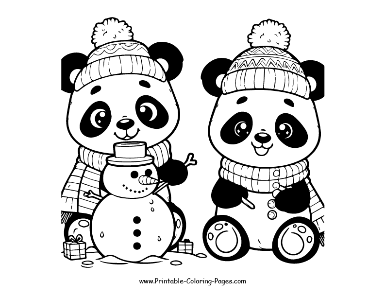 Panda www printable coloring pages.com 26