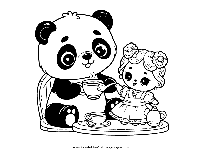 Panda www printable coloring pages.com 27