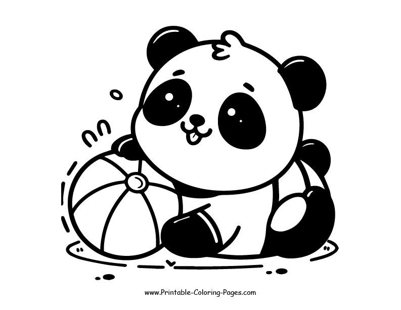 Panda www printable coloring pages.com 3