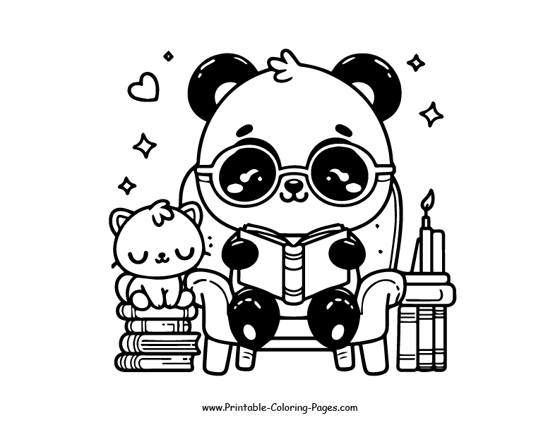 Panda www printable coloring pages.com 9