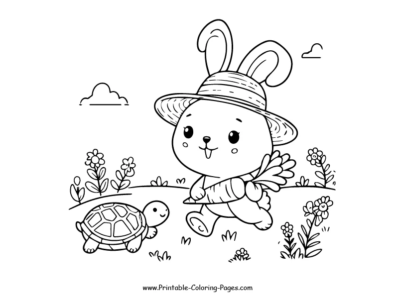 Rabbit www printable coloring pages.com 11