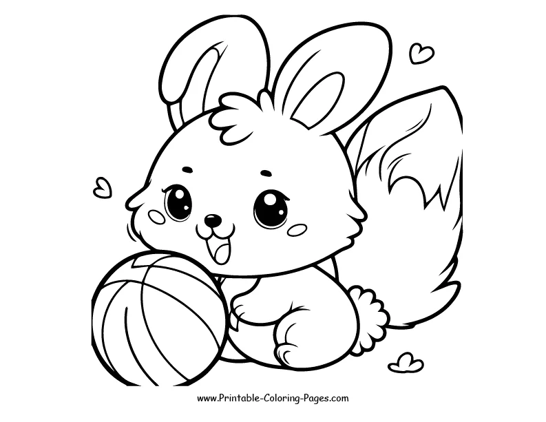 Rabbit www printable coloring pages.com 22