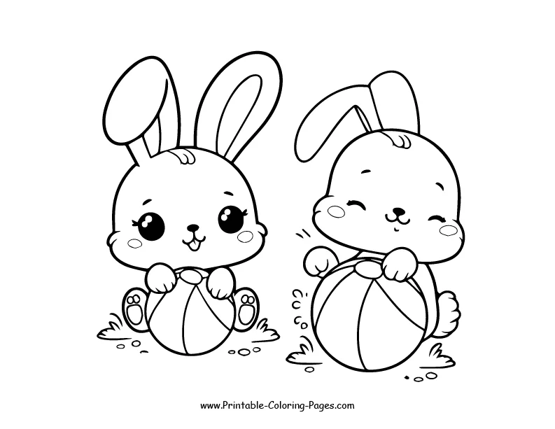 Rabbit www printable coloring pages.com 25