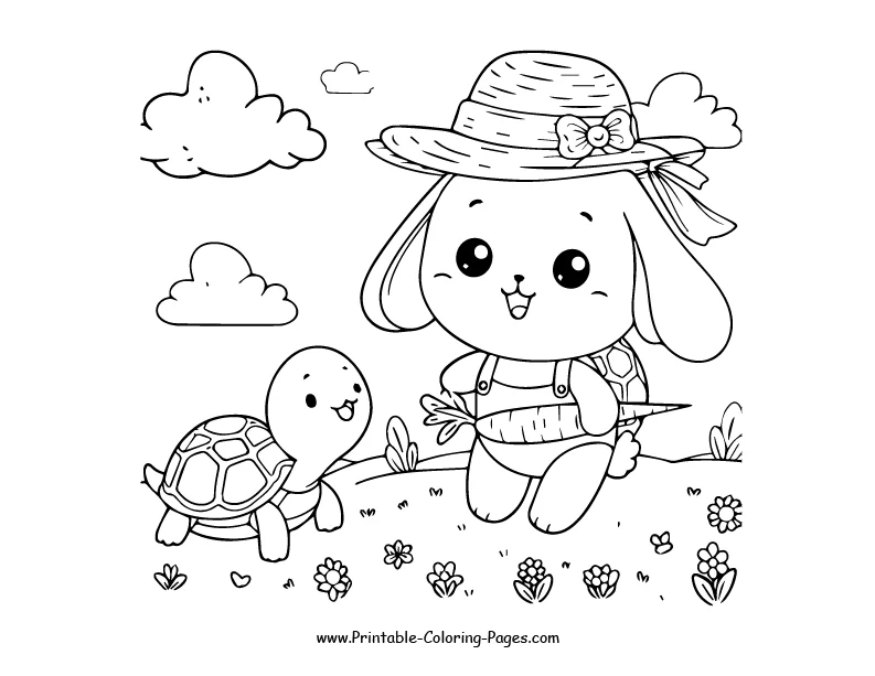 Rabbit www printable coloring pages.com 27