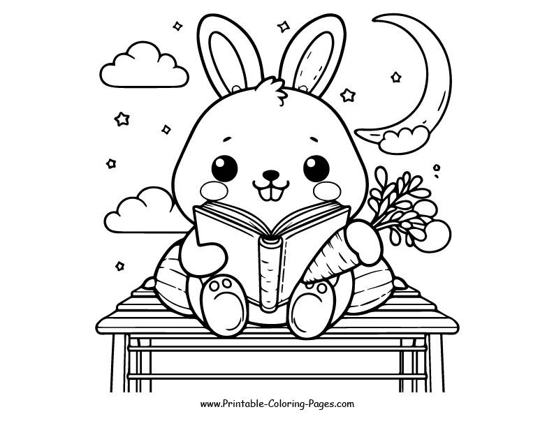 Rabbit www printable coloring pages.com 29