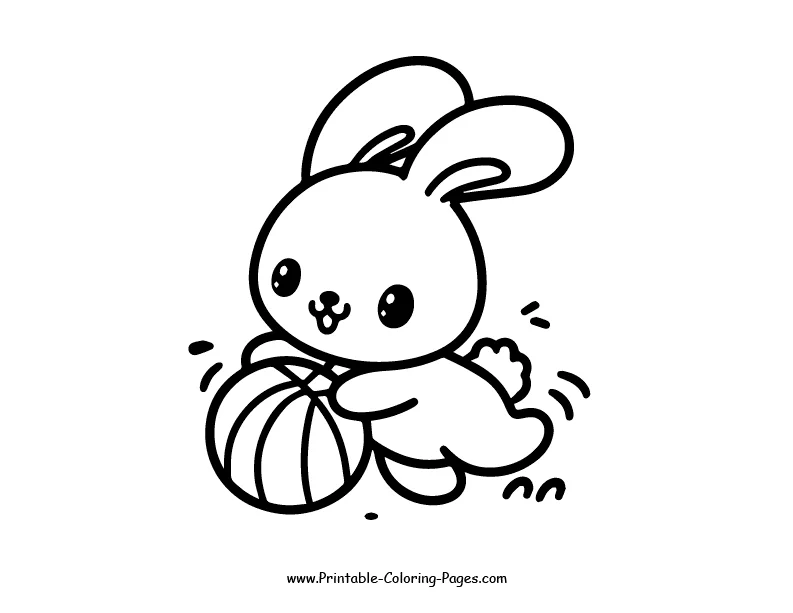 Rabbit www printable coloring pages.com 30