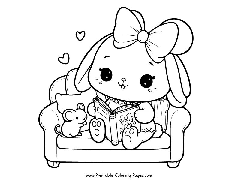 Rabbit www printable coloring pages.com 6