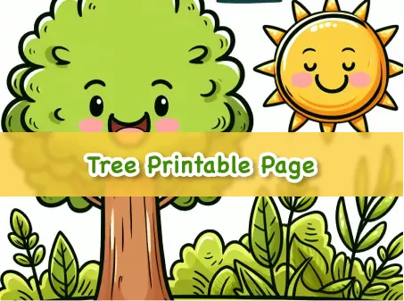 Tree Printable Coloring Pages