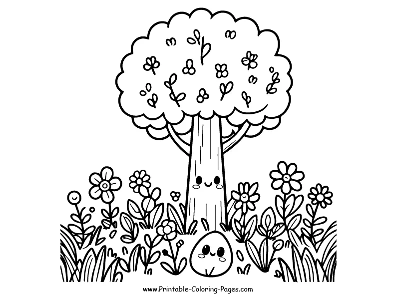 Tree www printable coloring pages.com 10