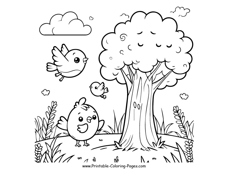 Tree www printable coloring pages.com 11