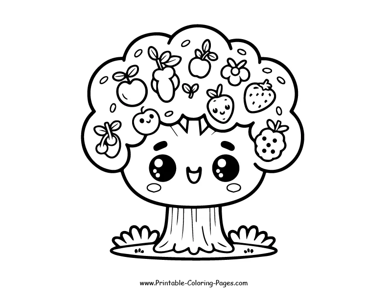 Tree www printable coloring pages.com 16