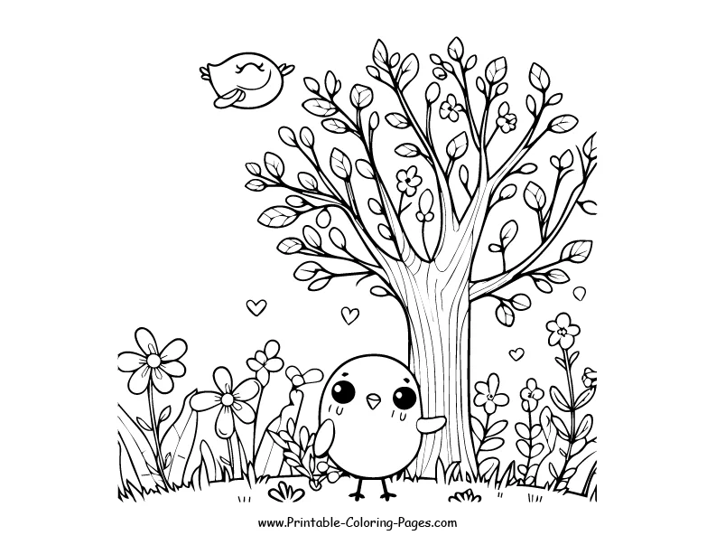 Tree www printable coloring pages.com 17