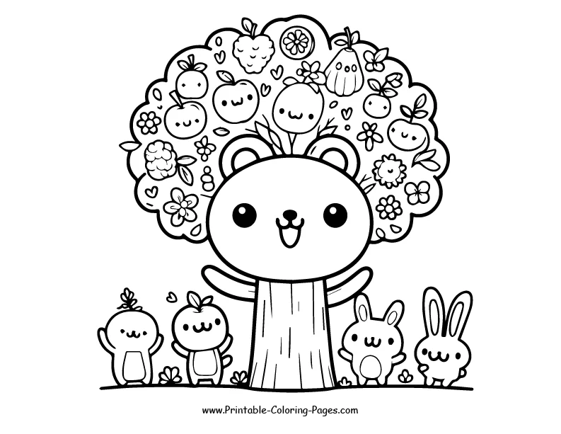 Tree www printable coloring pages.com 20